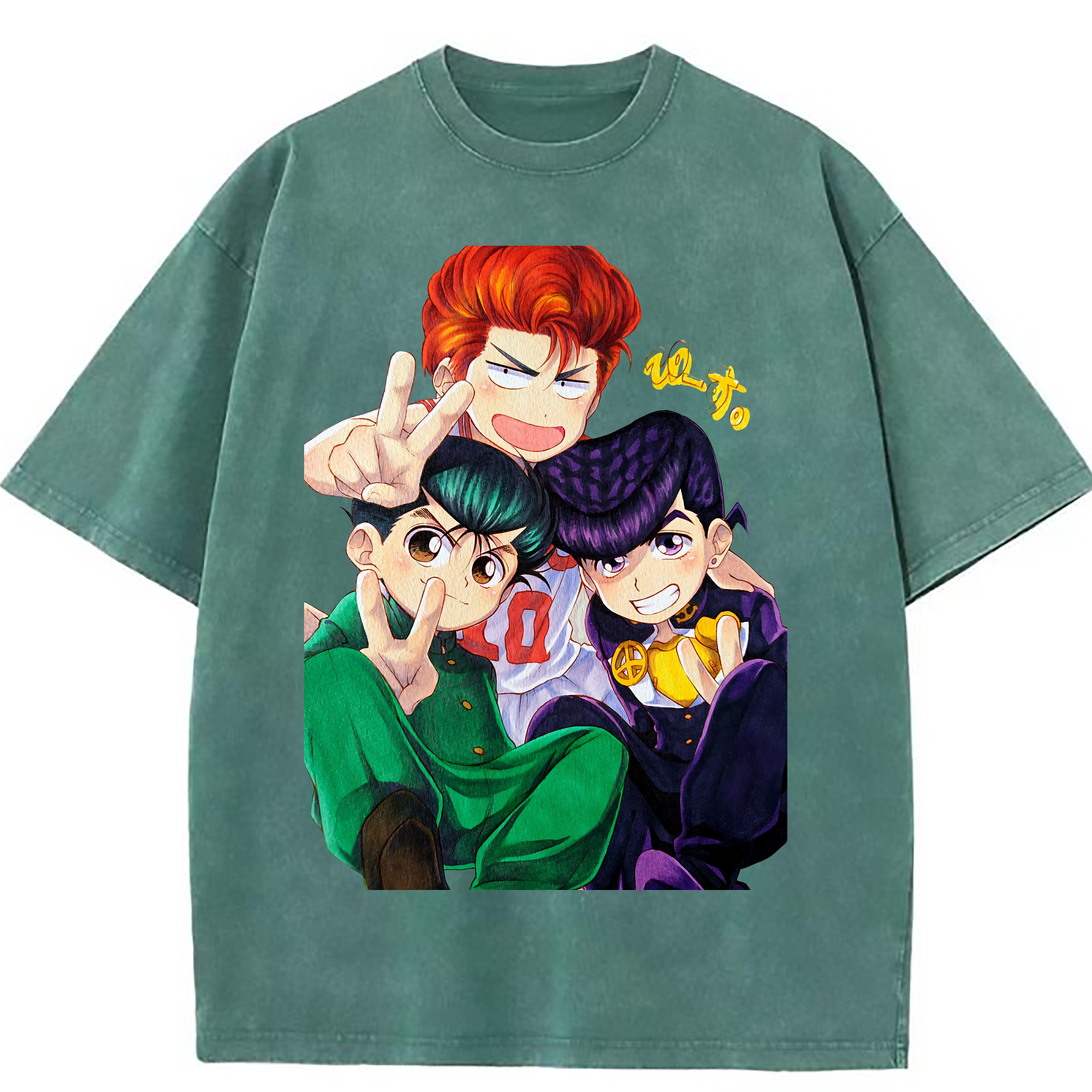 （画像用） SLAM DUNK／スラムダンク 綿100% ヴィンテージ風 半袖Tシャツ（フロントプリント）